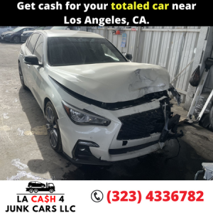 Get cash for your totaled car near Los Angeles, CA.